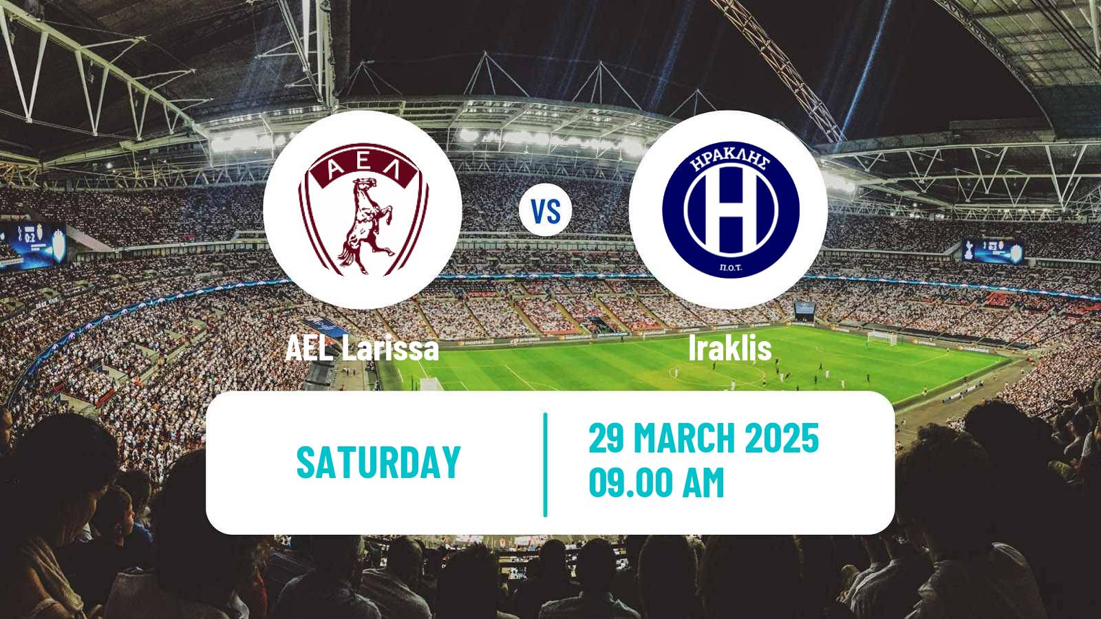 Soccer Greek Super League 2 AEL Larissa - Iraklis
