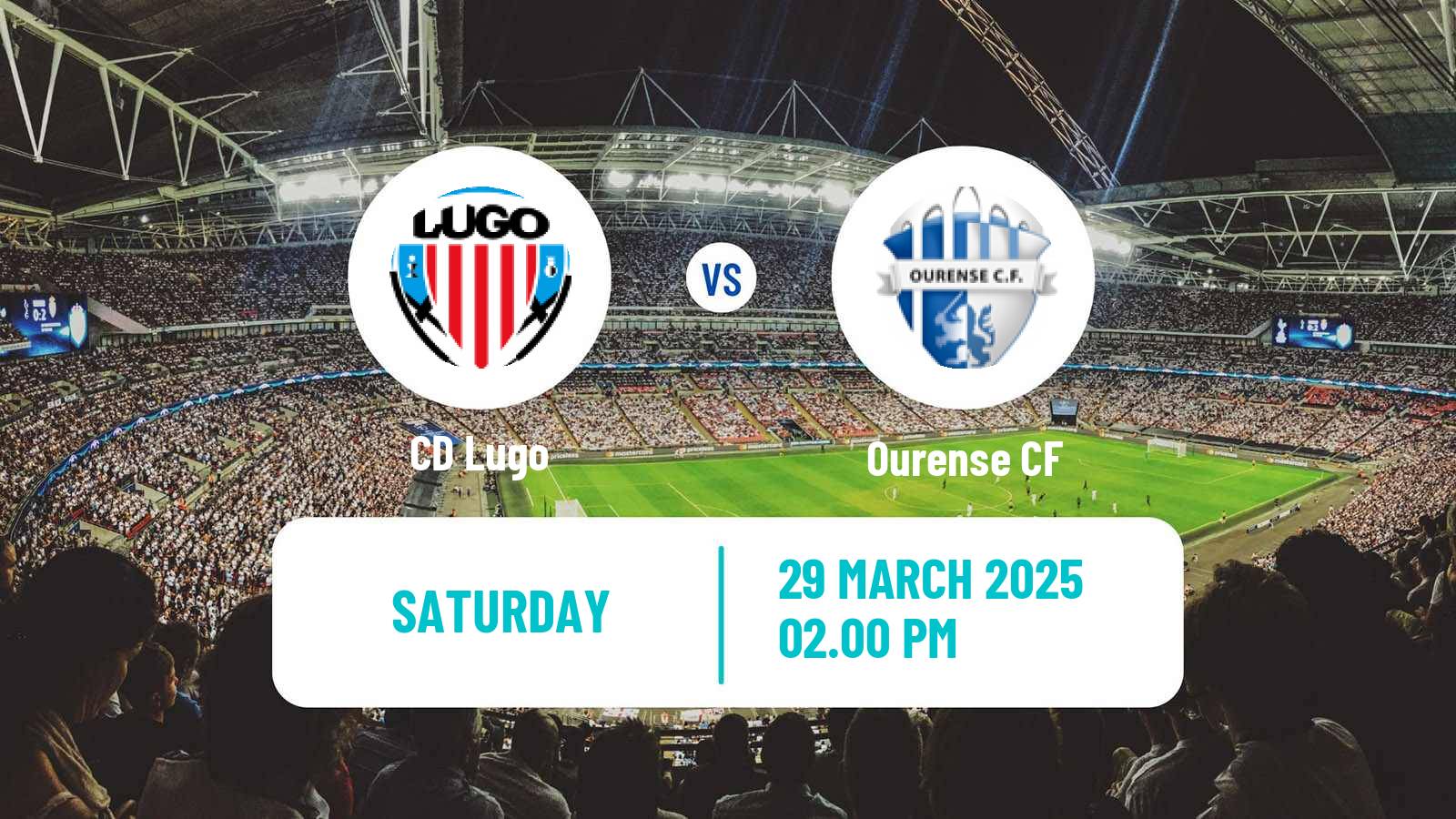 Soccer Spanish Primera RFEF Group 1 Lugo - Ourense CF