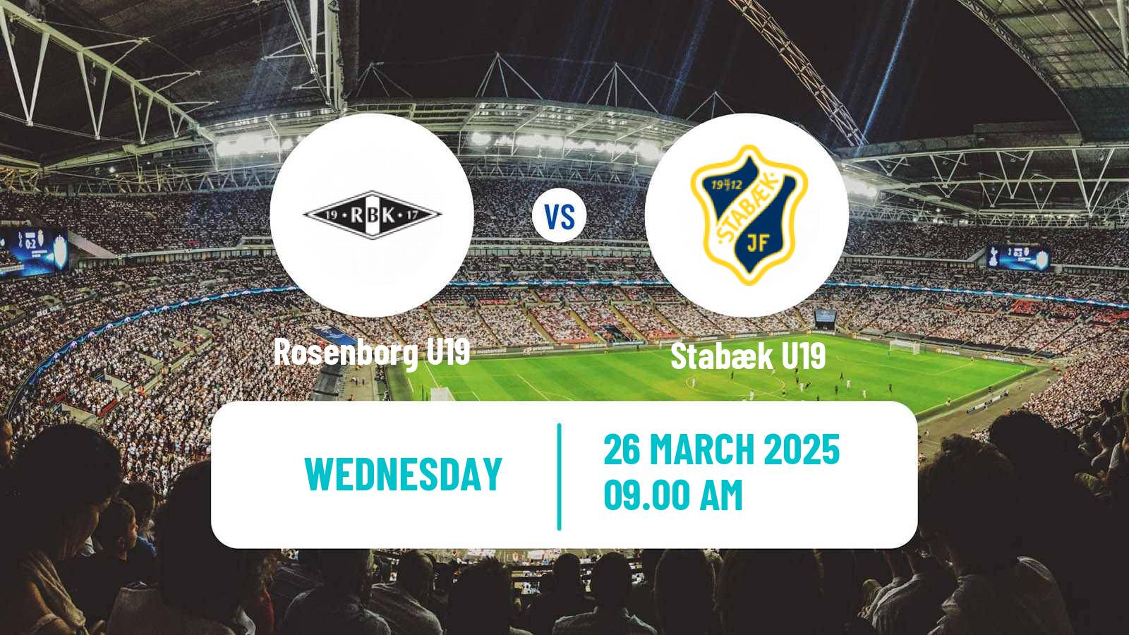Soccer Norwegian Nasjonal U19 CL Rosenborg U19 - Stabæk U19
