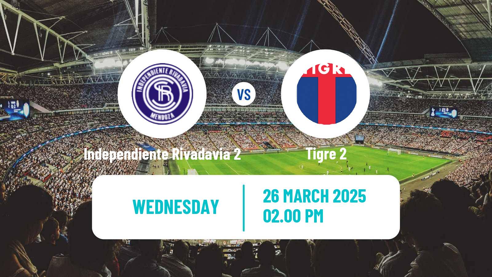 Soccer Argentinian Reserve League Independiente Rivadavia 2 - Tigre 2