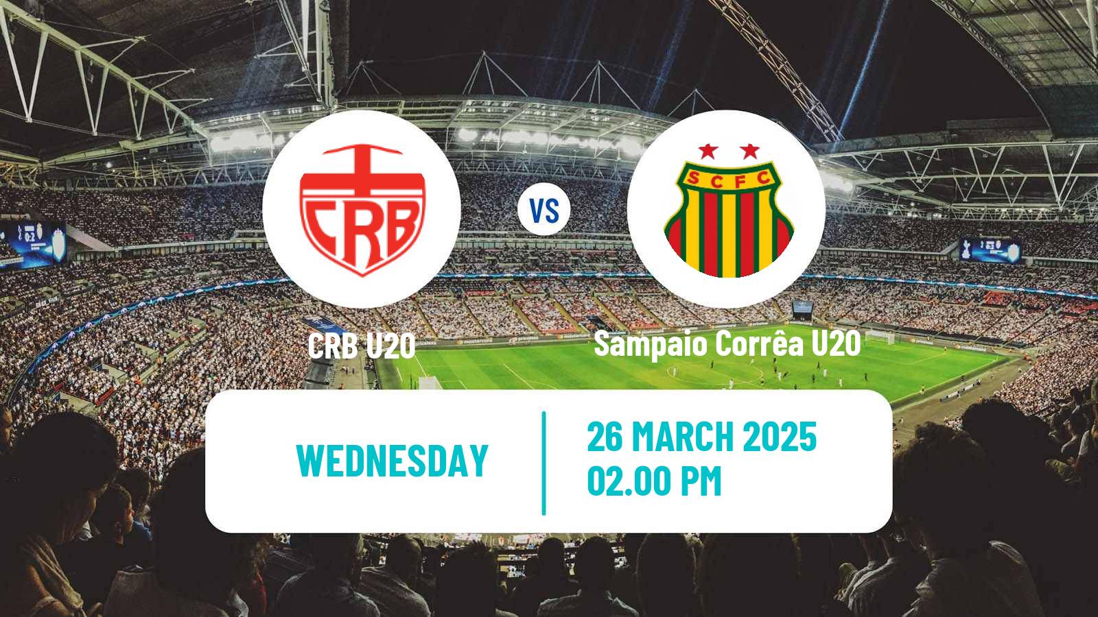 Soccer Brasileiro U20 B CRB U20 - Sampaio Corrêa U20