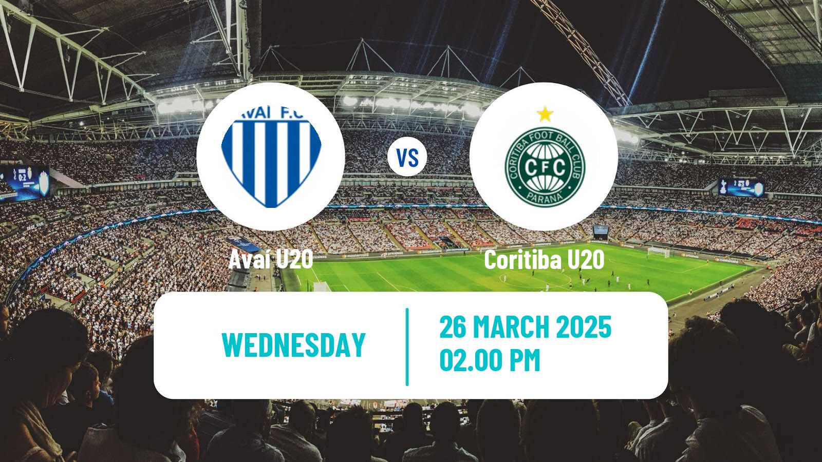 Soccer Brasileiro U20 B Avaí U20 - Coritiba U20