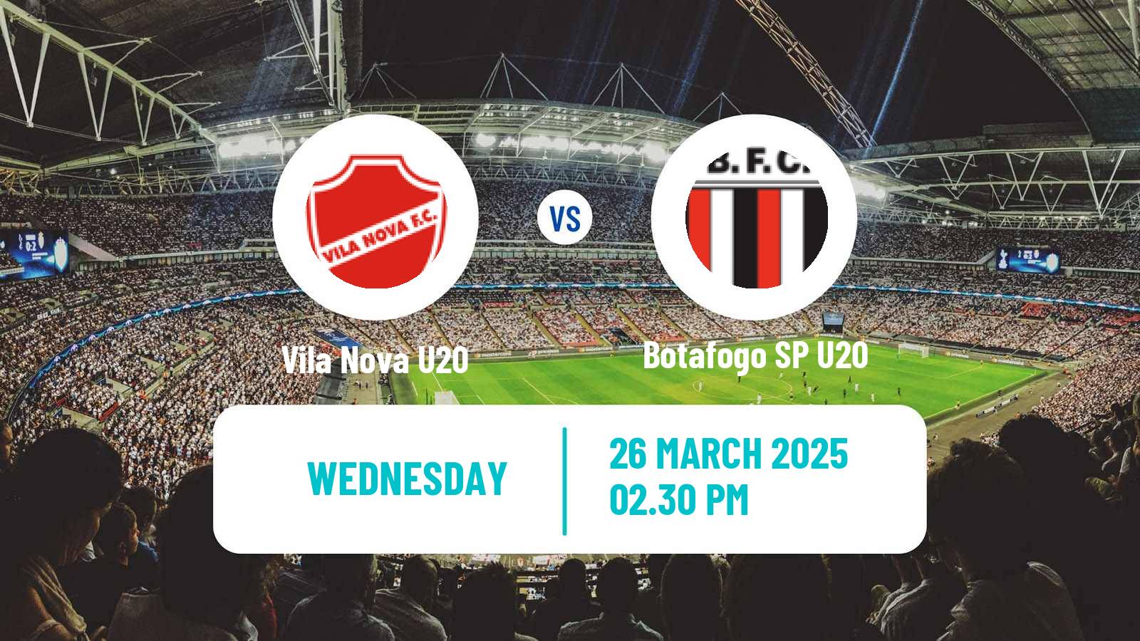 Soccer Brasileiro U20 B Vila Nova U20 - Botafogo SP U20