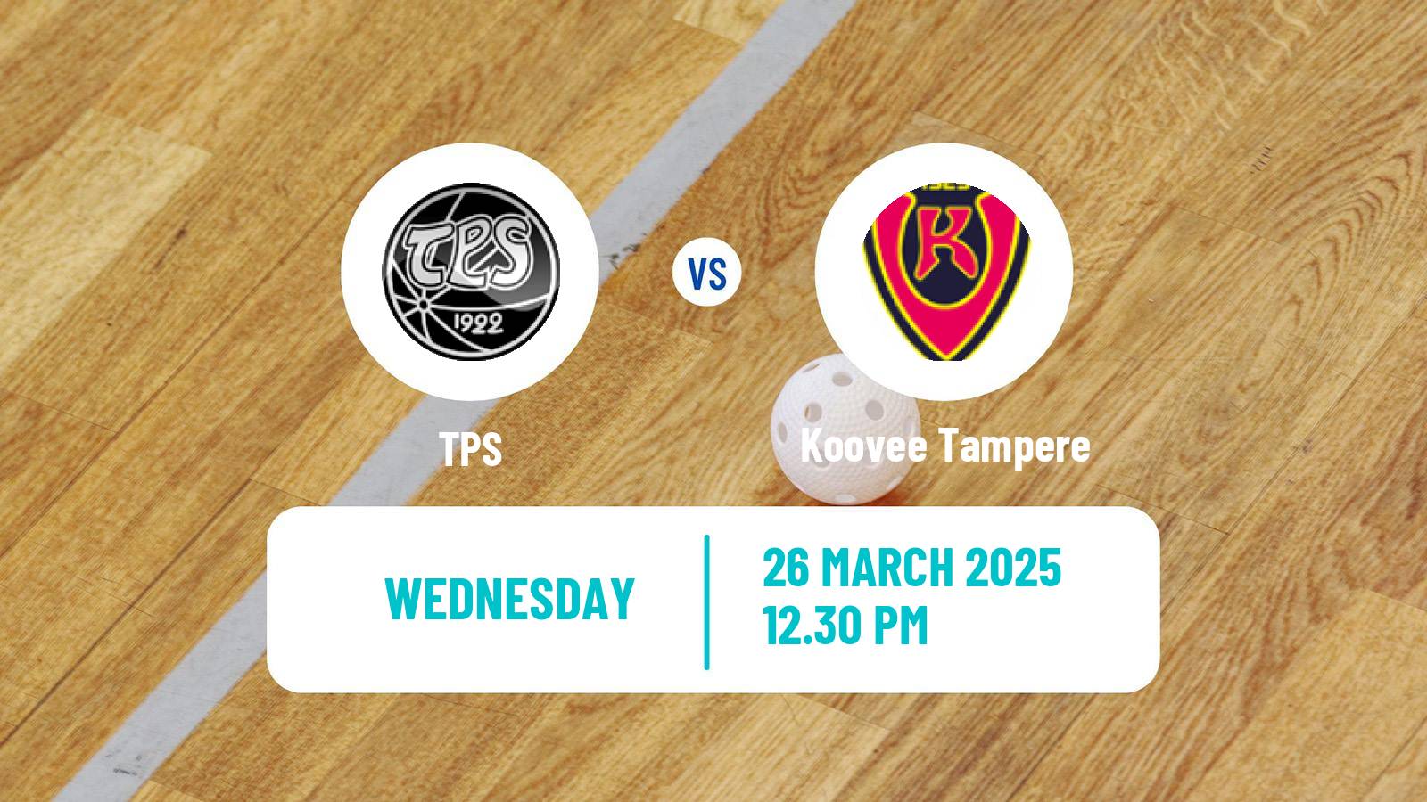 Floorball Finnish F-Liiga Women TPS - Koovee Tampere