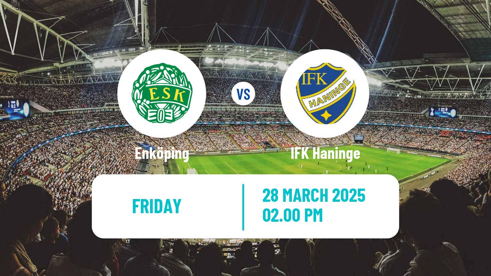 Football Swedish Division 1 Norra Enköping - Haninge