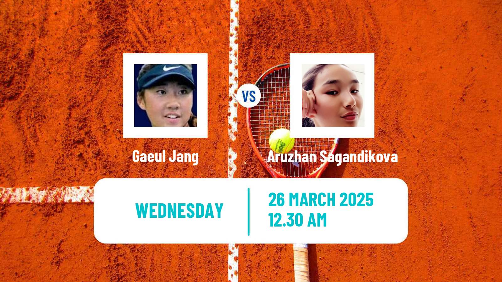 Tennis ITF W15 Nonthaburi 2 Women Gaeul Jang - Aruzhan Sagandikova