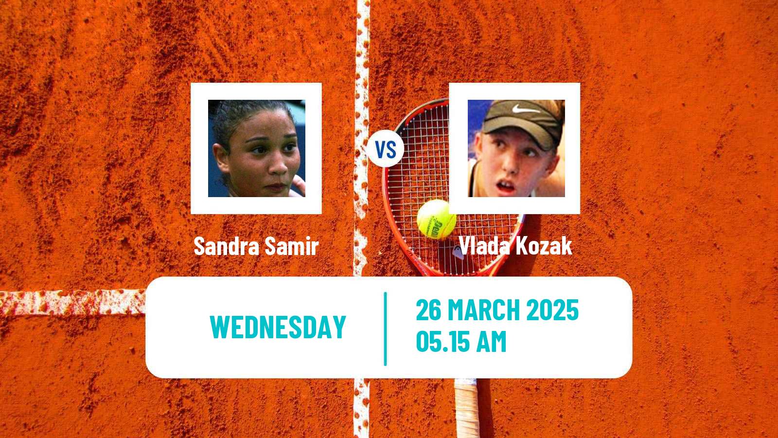 Tennis ITF W15 Sharm Elsheikh 9 Women Sandra Samir - Vlada Kozak