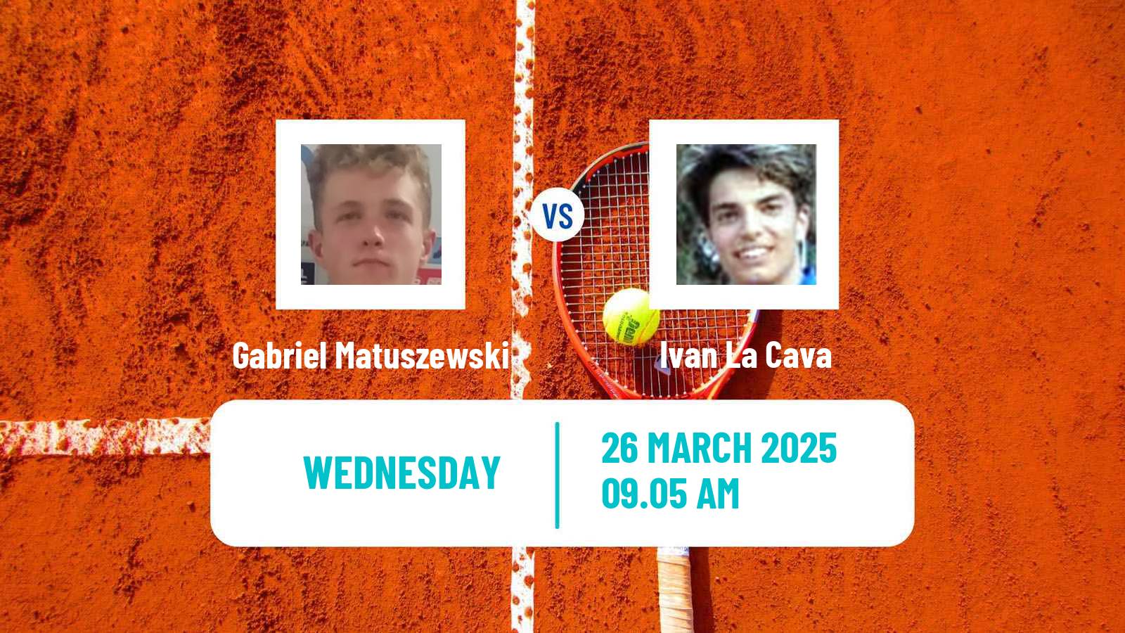 Tennis ITF M15 Antalya 10 Men Gabriel Matuszewski - Ivan La Cava