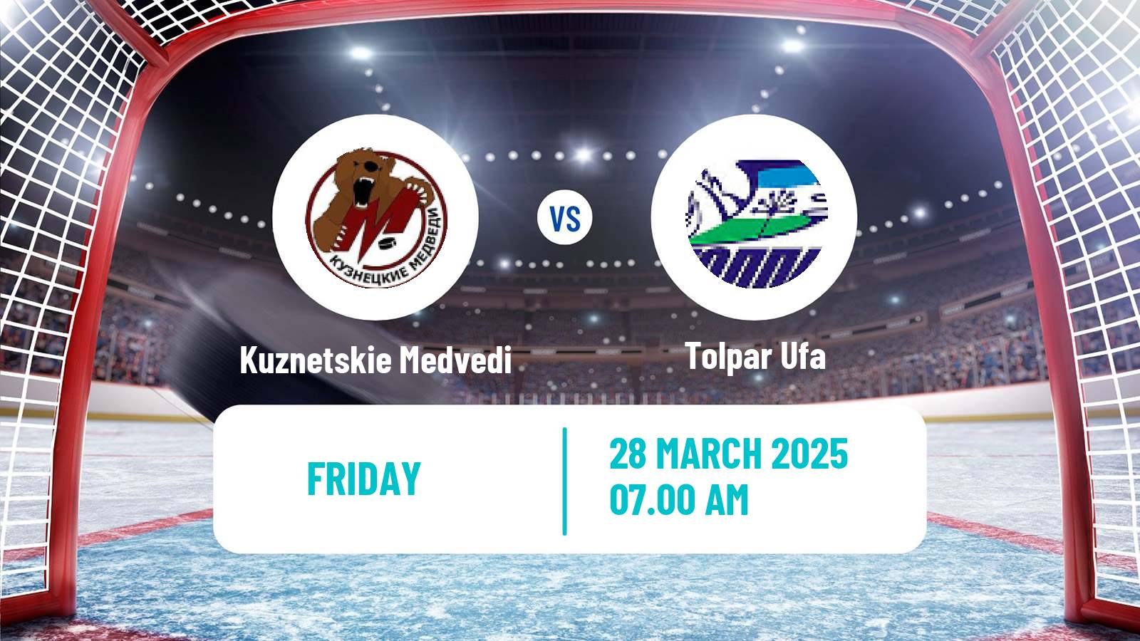 Hockey MHL Kuznetskie Medvedi - Tolpar