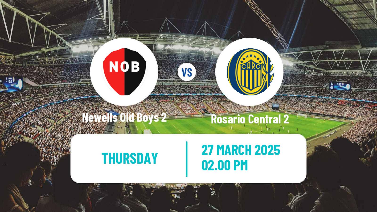 Soccer Argentinian Reserve League Newells Old Boys 2 - Rosario Central 2