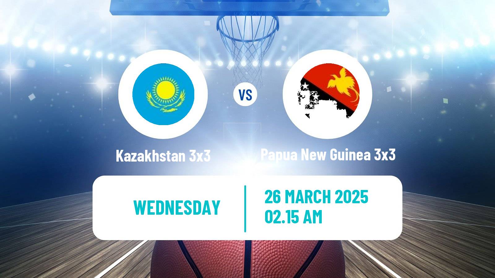 Basketball Asia Cup 3x3 Kazakhstan 3x3 - Papua New Guinea 3x3