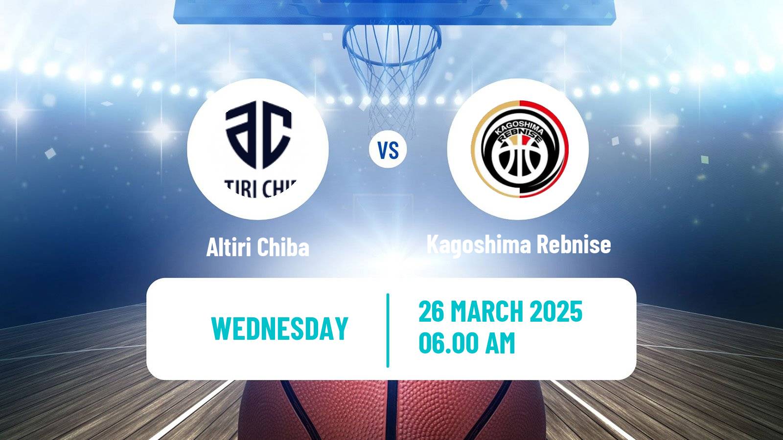 Basketball Japan B2 League Basketball Altiri Chiba - Kagoshima Rebnise