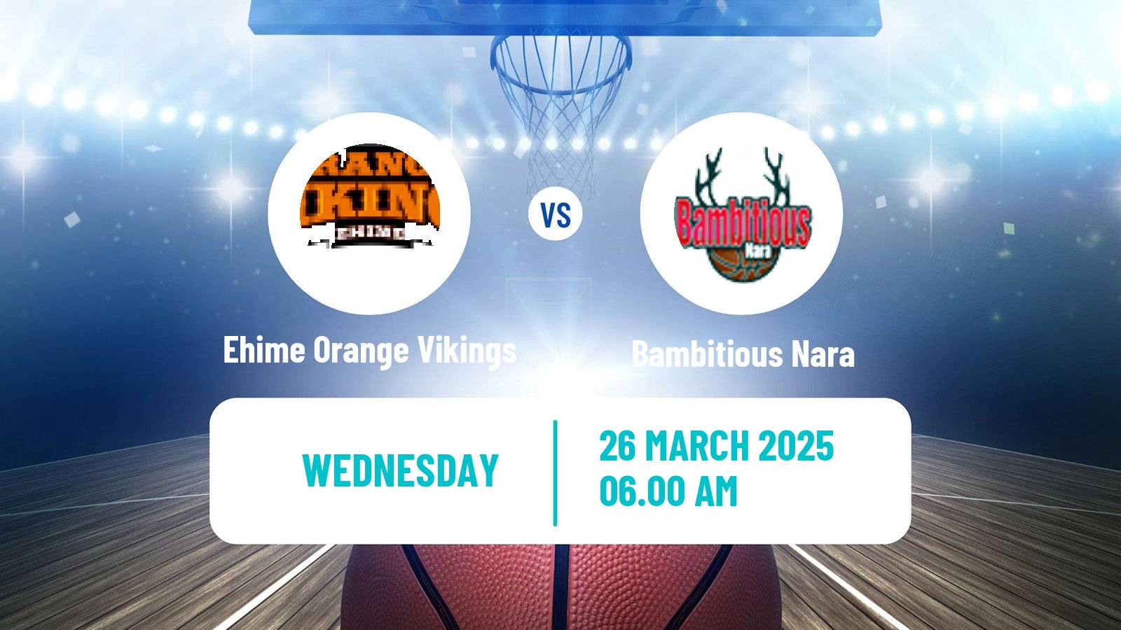 Basketball Japan B2 League Basketball Ehime Orange Vikings - Bambitious Nara