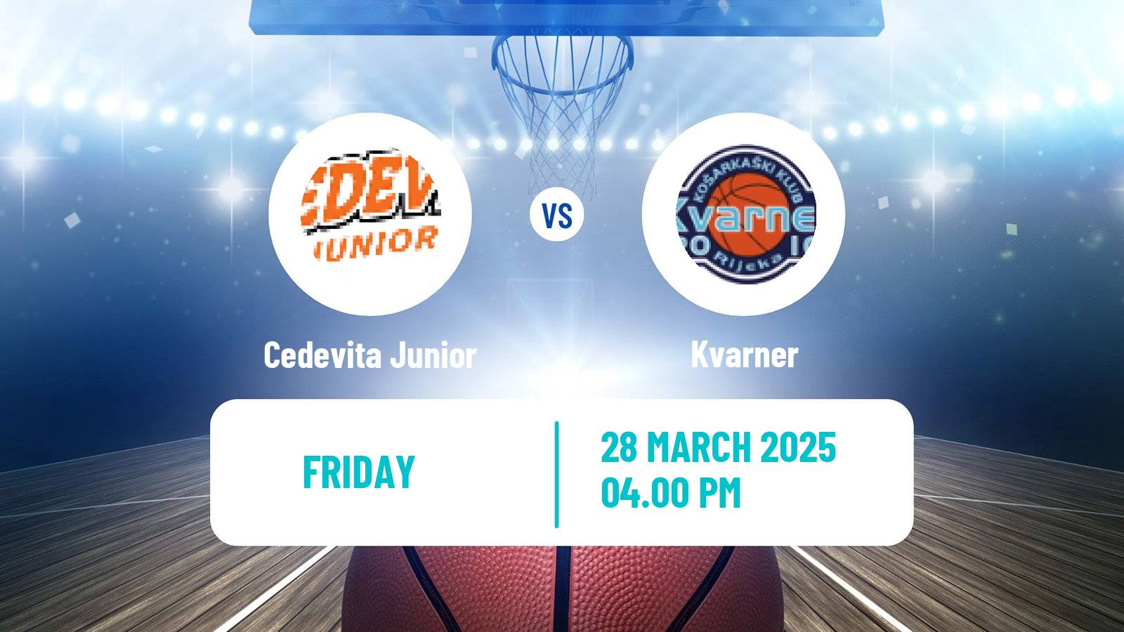 Basketball Croatian Premijer Liga Basketball Cedevita Junior - Kvarner
