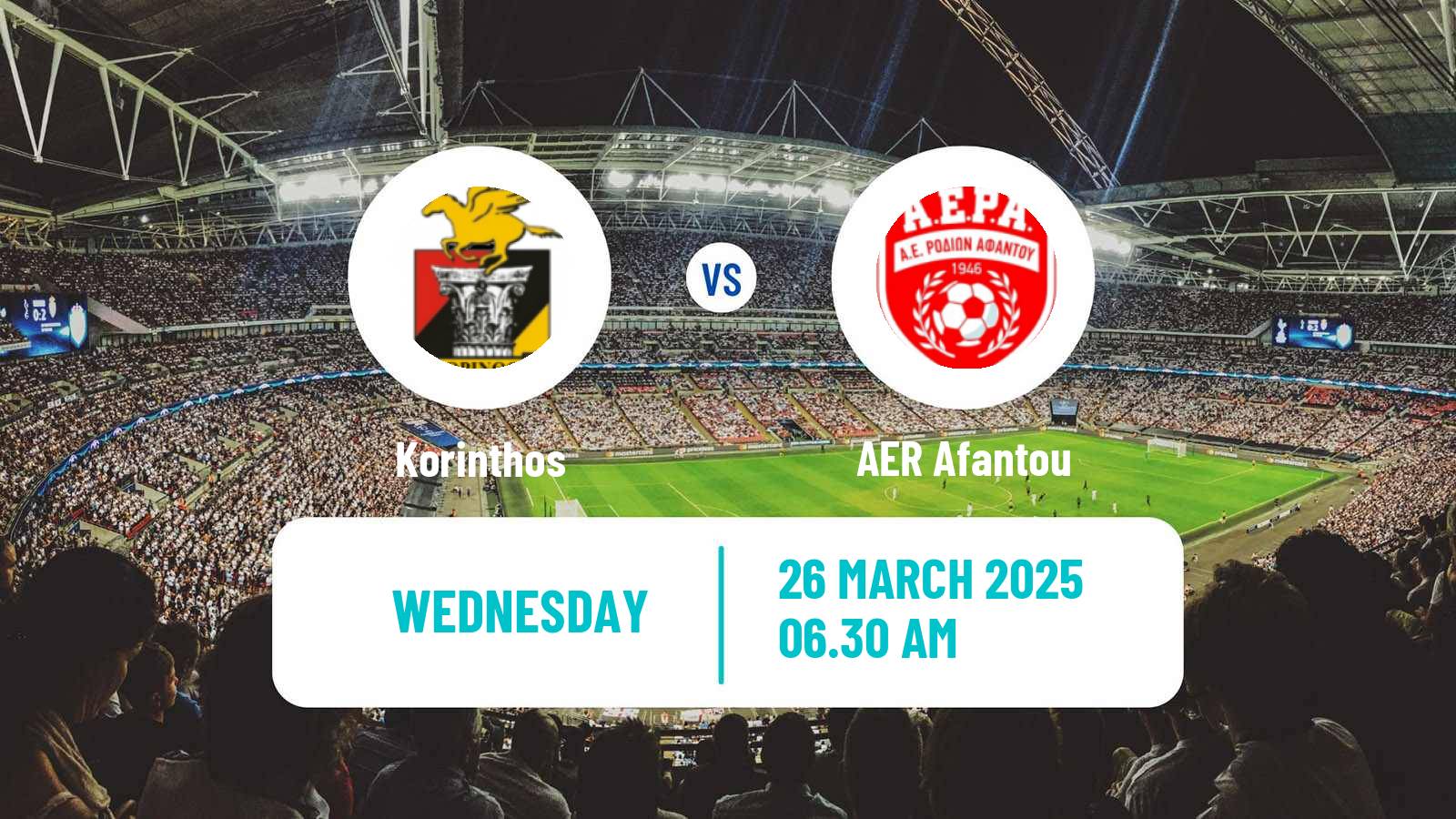 Soccer Greek Gamma Ethniki - Group 3 Korinthos - Afantou