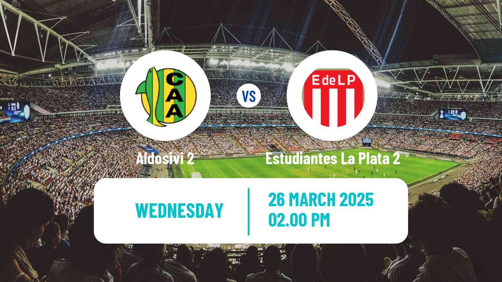 Soccer Argentinian Reserve League Aldosivi 2 - Estudiantes La Plata 2
