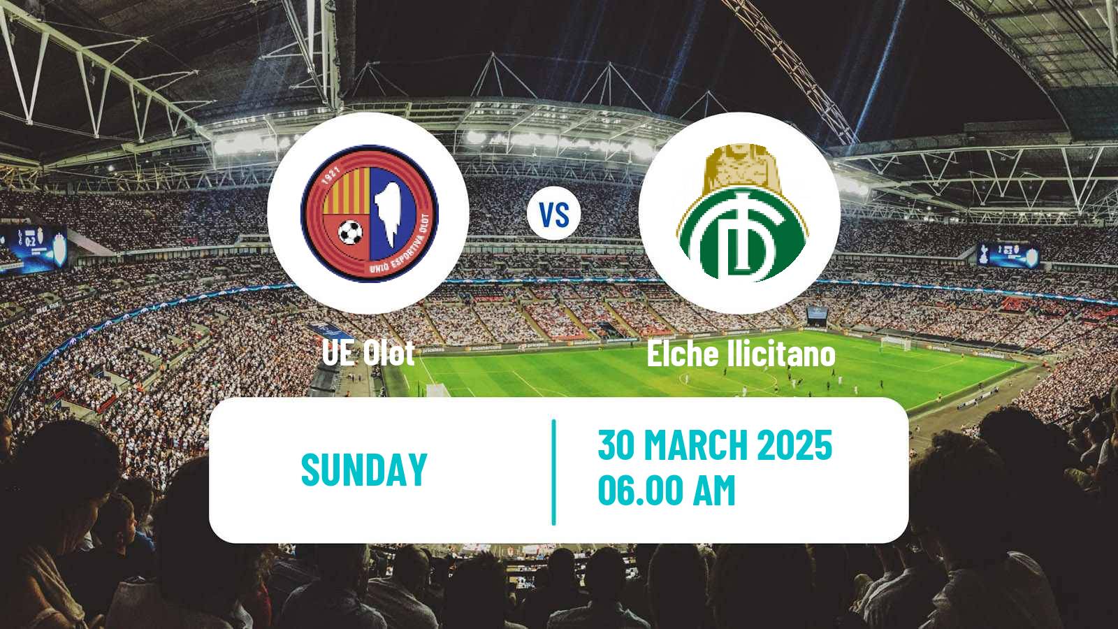 Soccer Spanish Segunda RFEF - Group 3 Olot - Elche Ilicitano
