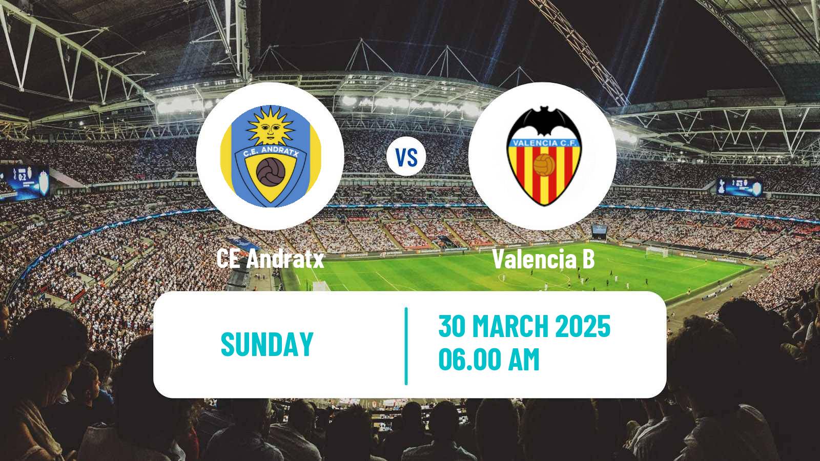 Soccer Spanish Segunda RFEF - Group 3 Andratx - Valencia B