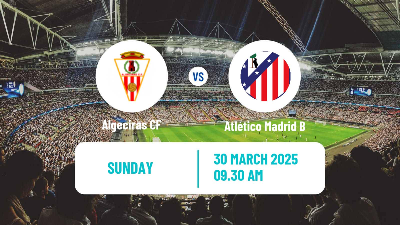 Soccer Spanish Primera RFEF Group 2 Algeciras - Atlético Madrid B