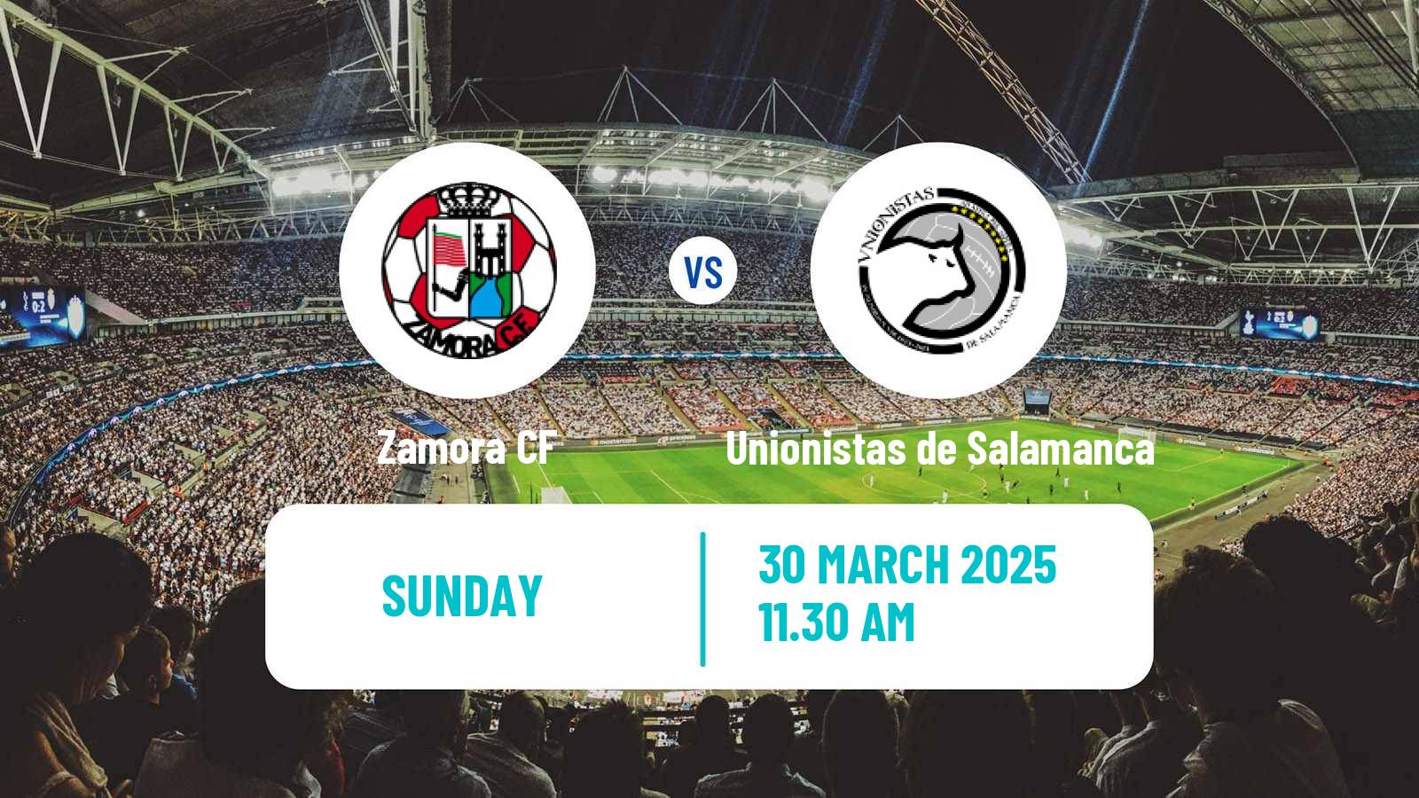 Soccer Spanish Primera RFEF Group 1 Zamora - Unionistas de Salamanca