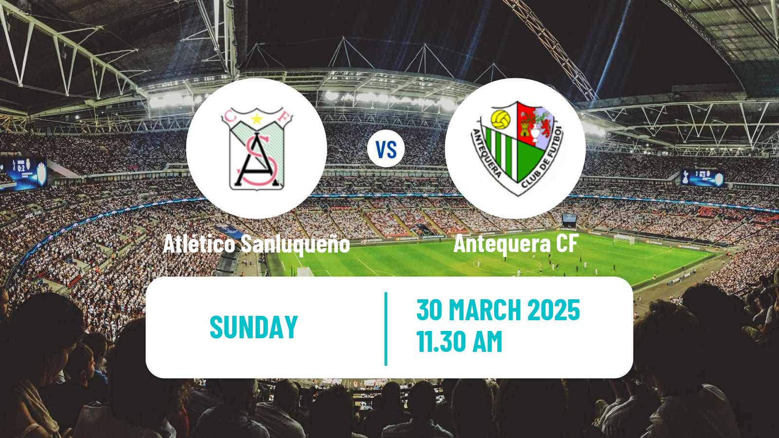 Soccer Spanish Primera RFEF Group 2 Atlético Sanluqueño - Antequera