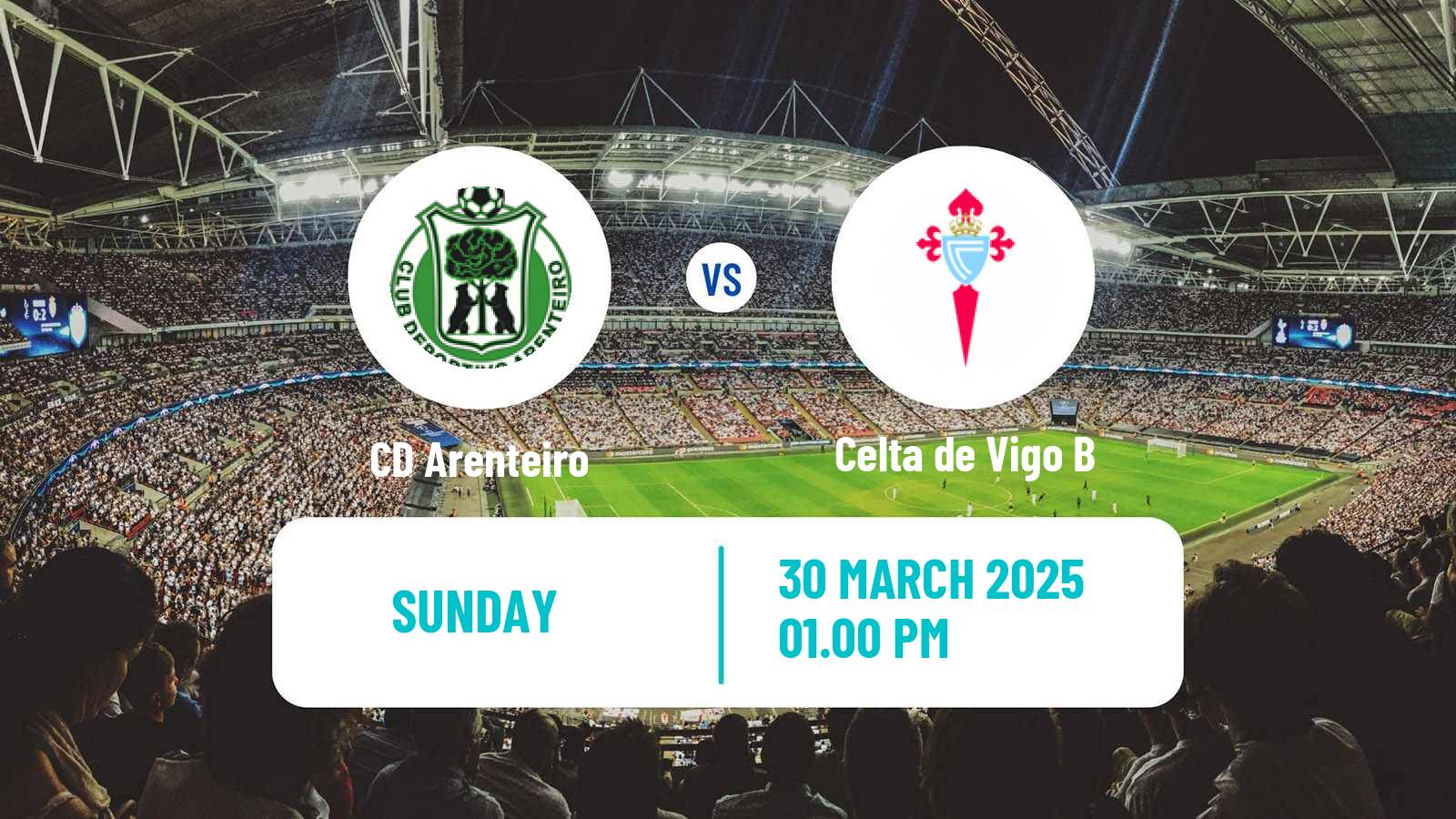Soccer Spanish Primera RFEF Group 1 Arenteiro - Celta de Vigo B