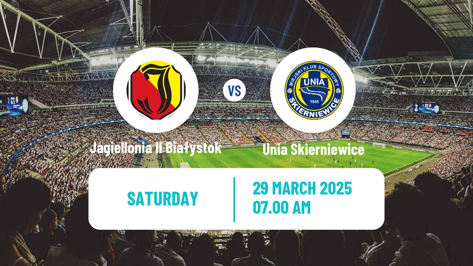 Soccer Polish Division 3 - Group I Jagiellonia II Białystok - Unia Skierniewice