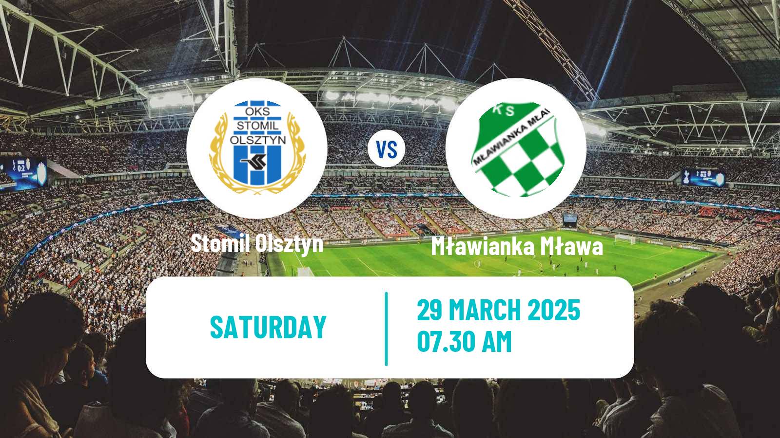 Soccer Polish Division 3 - Group I Stomil Olsztyn - Mławianka Mława