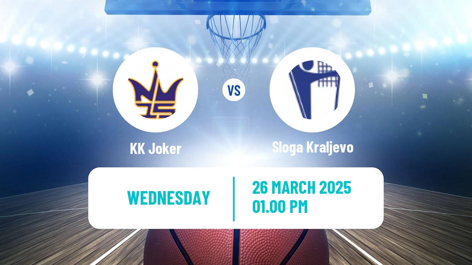 Basketball Serbian First League Basketball Joker - Sloga Kraljevo