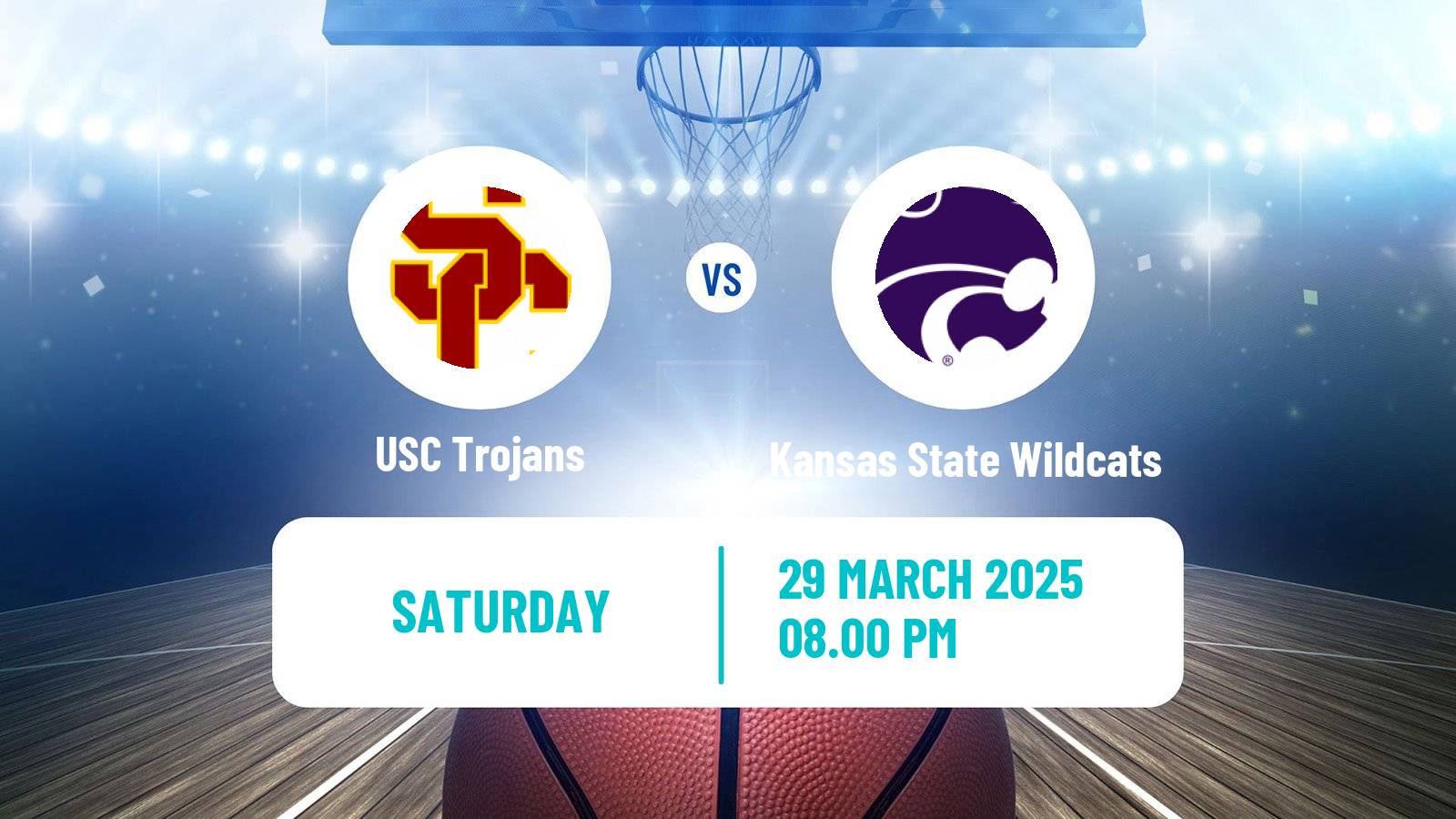 Basketball NCAA College Basketball Women USC Trojans - Kansas State Wildcats