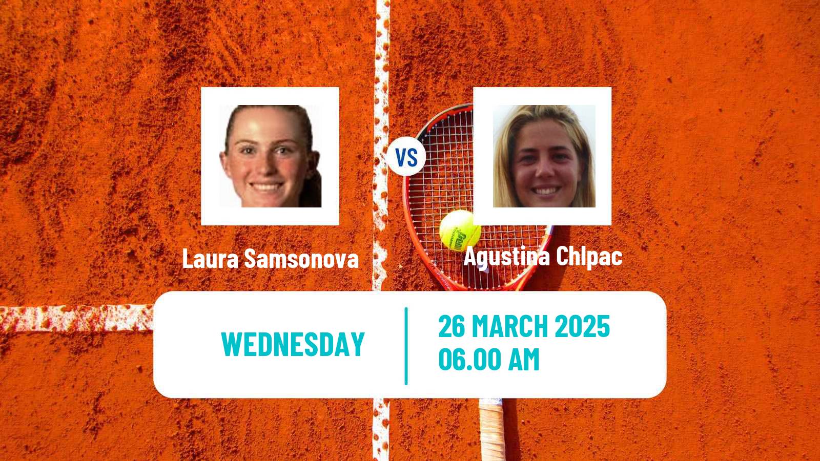 Tennis ITF W35 Antalya 4 Women Laura Samsonova - Agustina Chlpac
