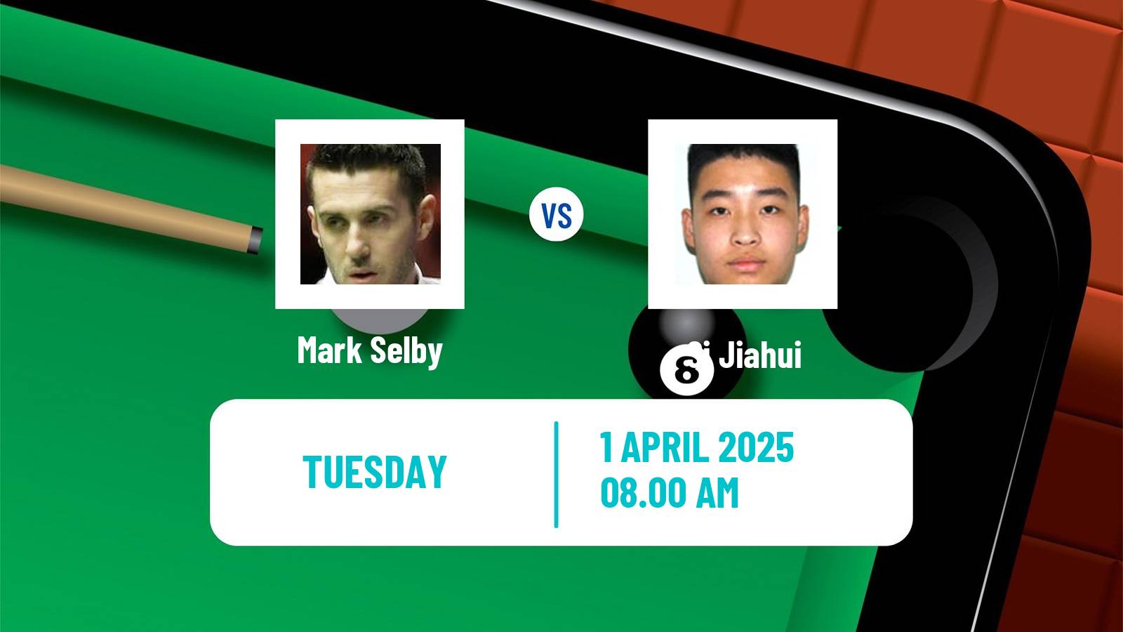 Snooker Tour Championship Mark Selby - Si Jiahui