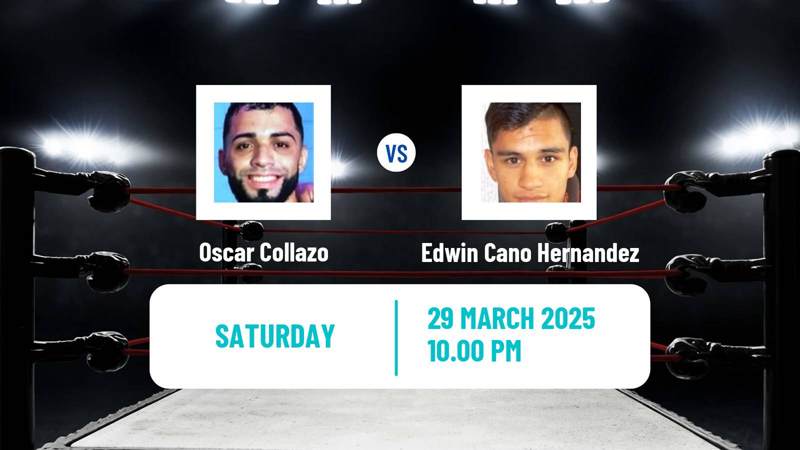 Boxing Minimum WBO Title Men Oscar Collazo - Edwin Cano Hernandez
