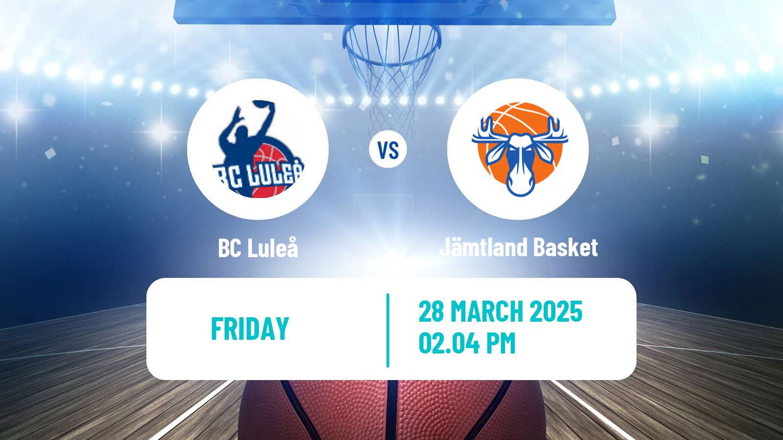 Basketball Swedish Basketligan Luleå - Jämtland Basket