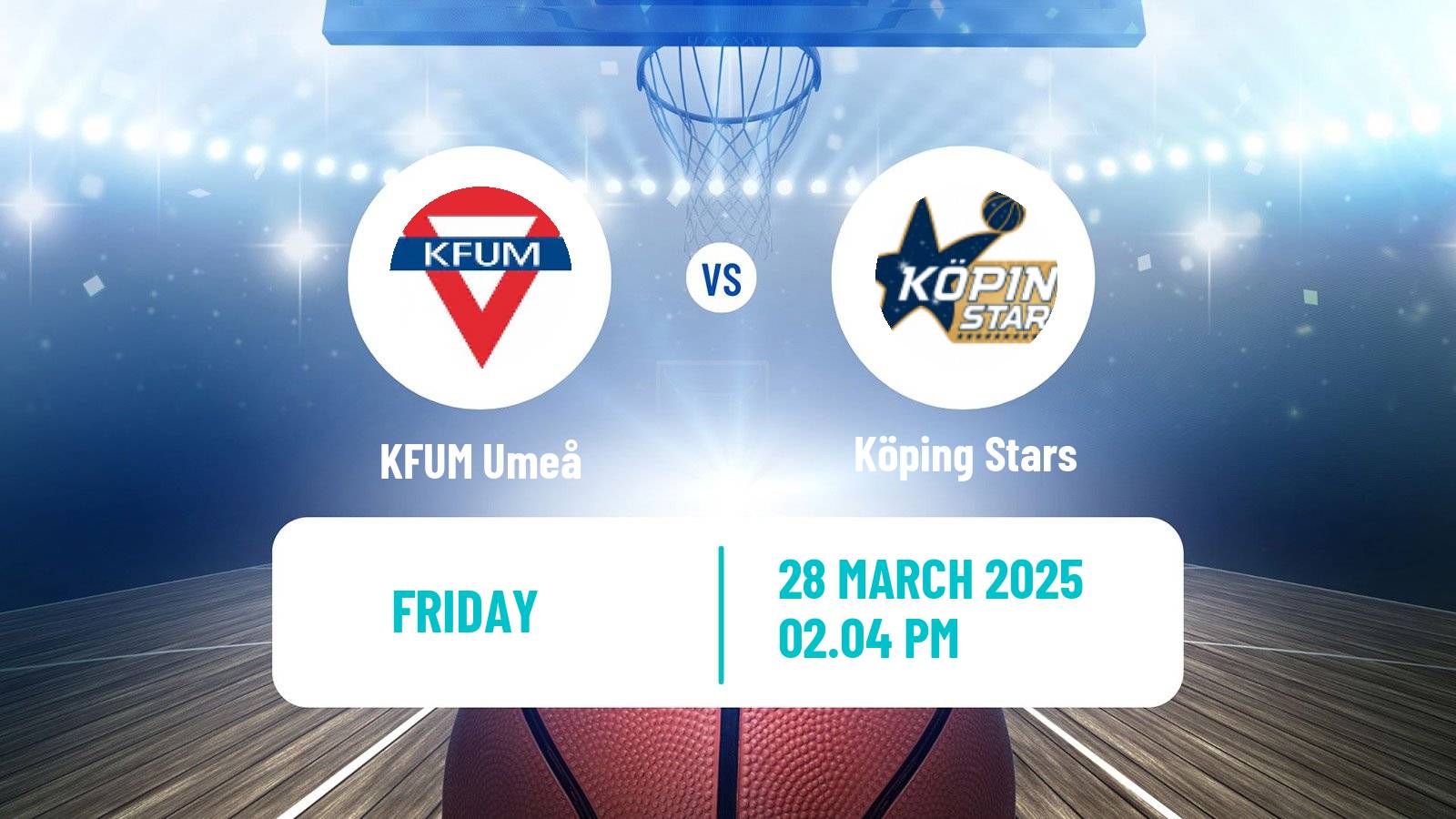 Basketball Swedish Basketligan KFUM Umeå - Köping Stars