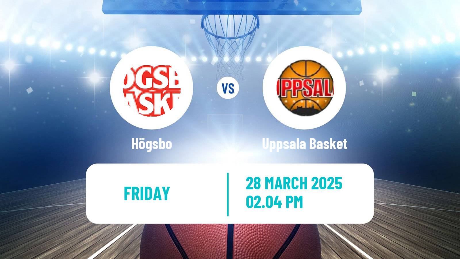 Basketball Swedish Basketligan Högsbo - Uppsala Basket