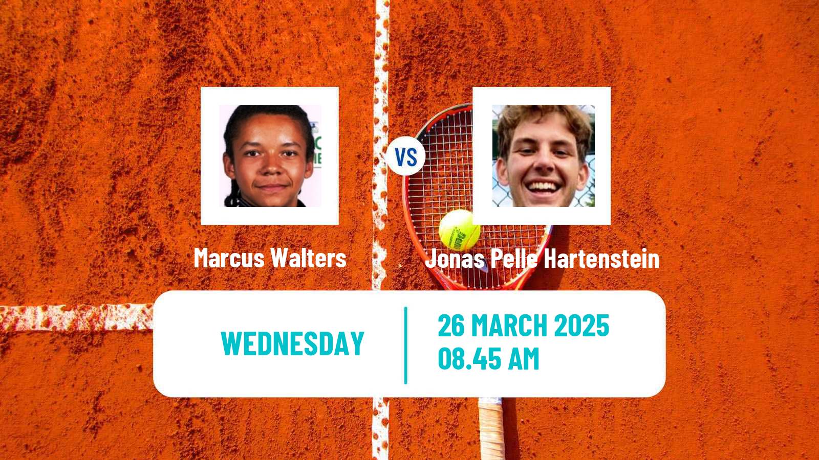 Tennis ITF M15 Heraklion 2 Men Marcus Walters - Jonas Pelle Hartenstein