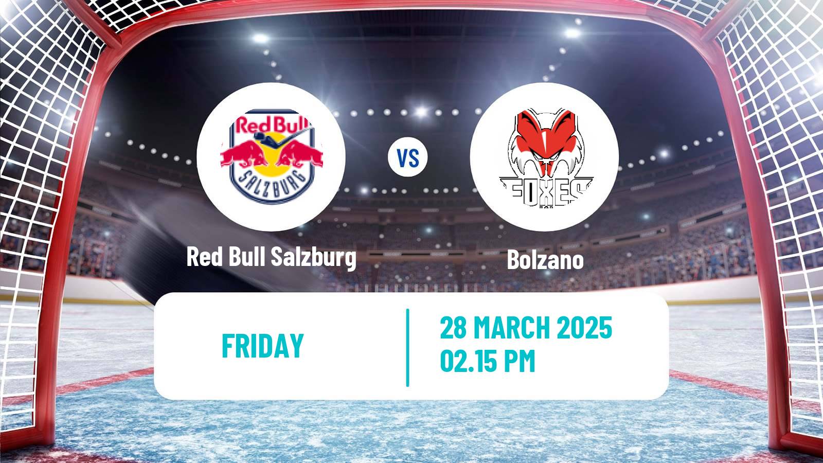 Hockey Austrian Ice Hockey League Red Bull Salzburg - Bolzano