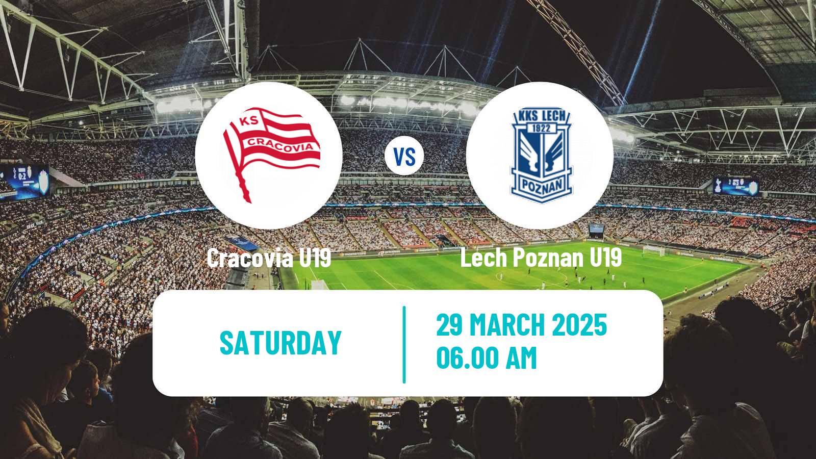 Soccer Polish Central Youth League Cracovia U19 - Lech Poznan U19