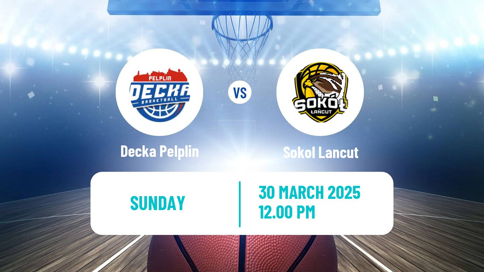 Basketball Polish 1 Liga Basketball Decka Pelplin - Sokol Lancut