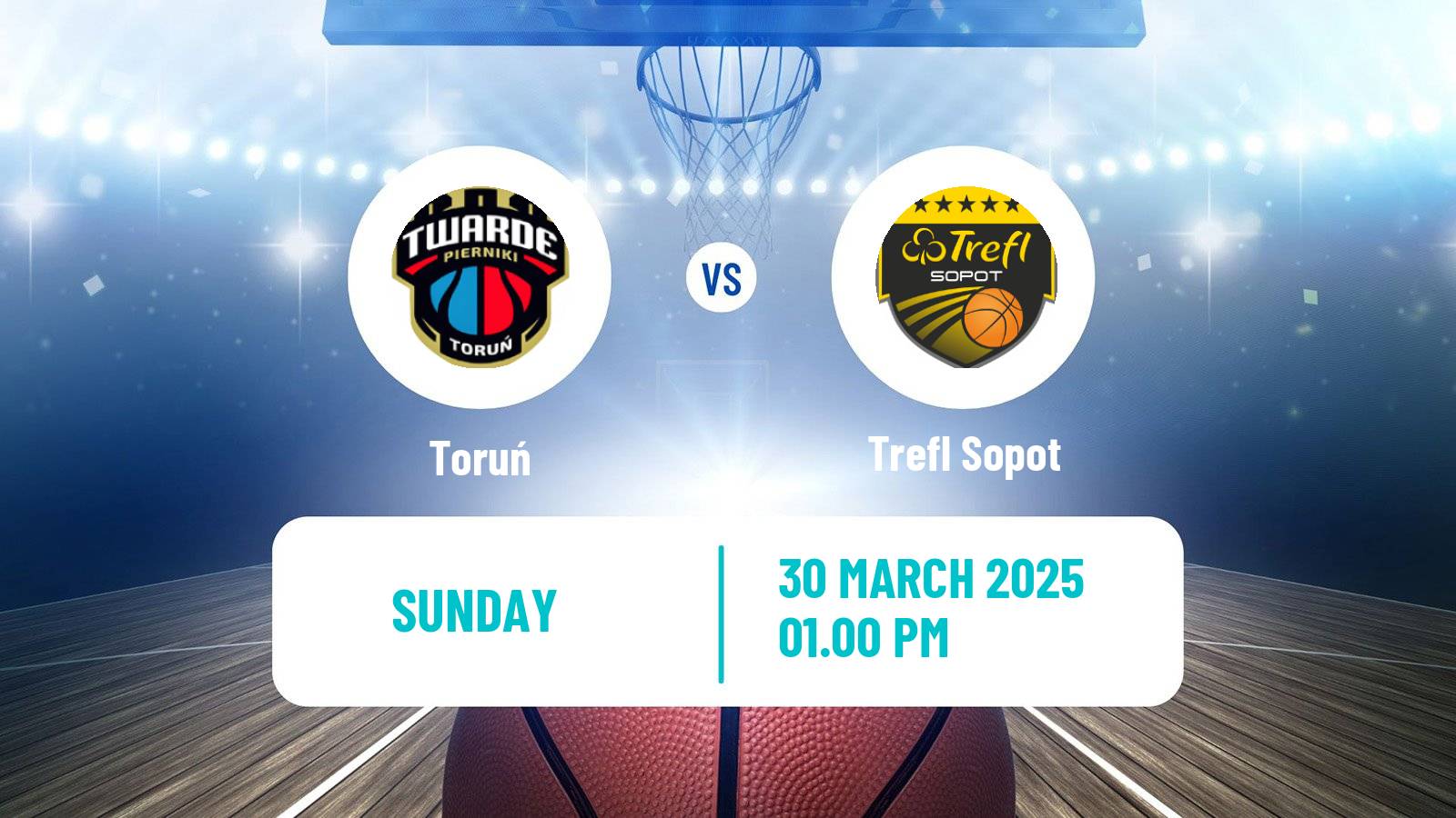 Basketball Polish Basket Liga Toruń - Trefl Sopot