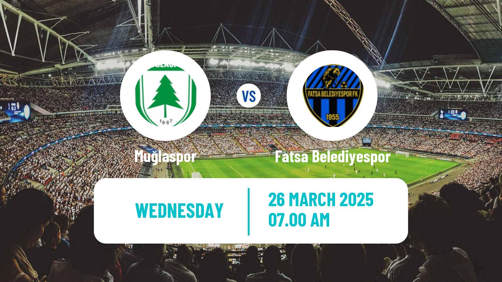 Soccer Turkish 3 Lig Group 2 Muğlaspor - Fatsa Belediyespor