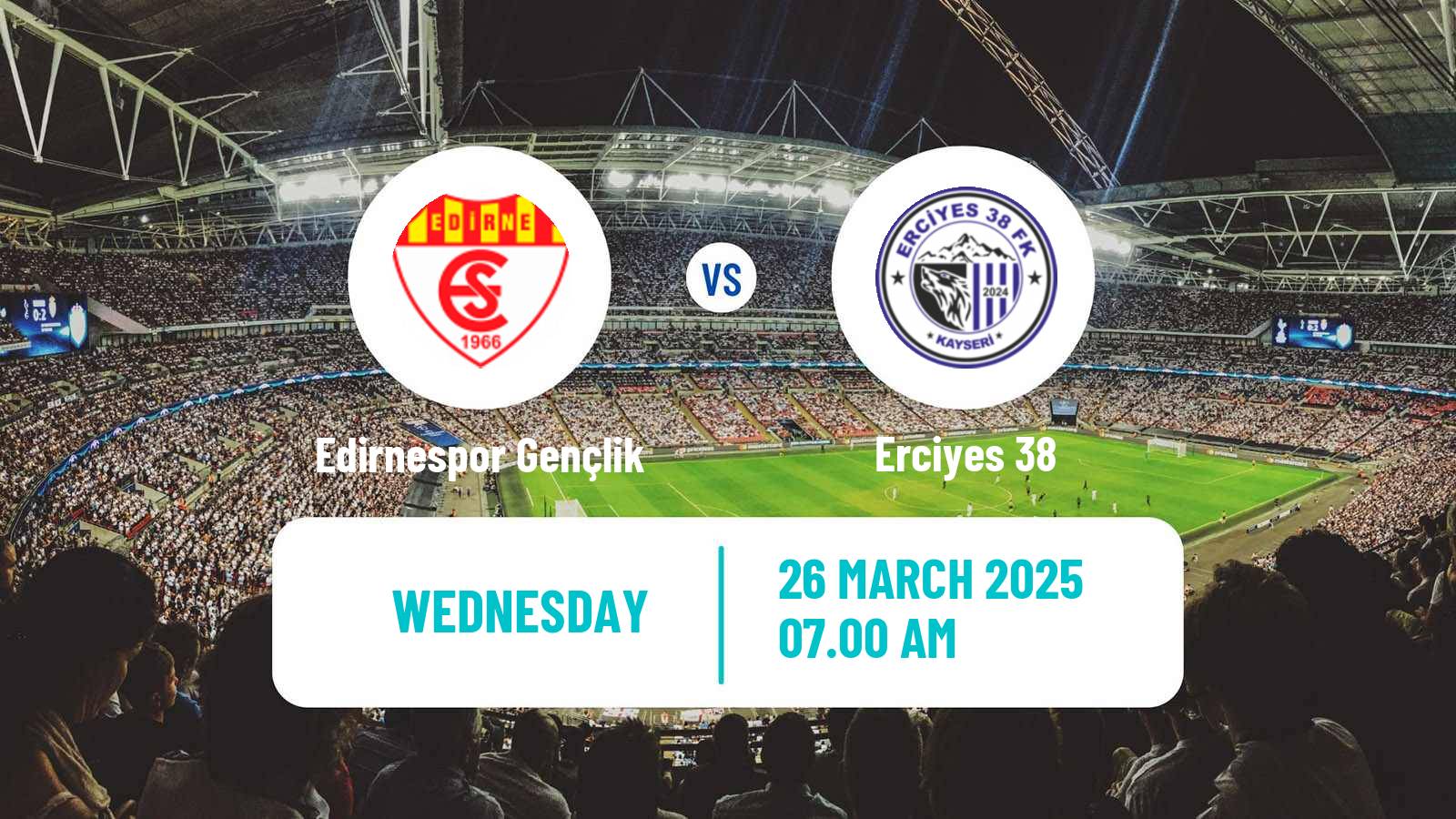 Soccer Turkish 3 Lig Group 4 Edirnespor Gençlik - Erciyes 38