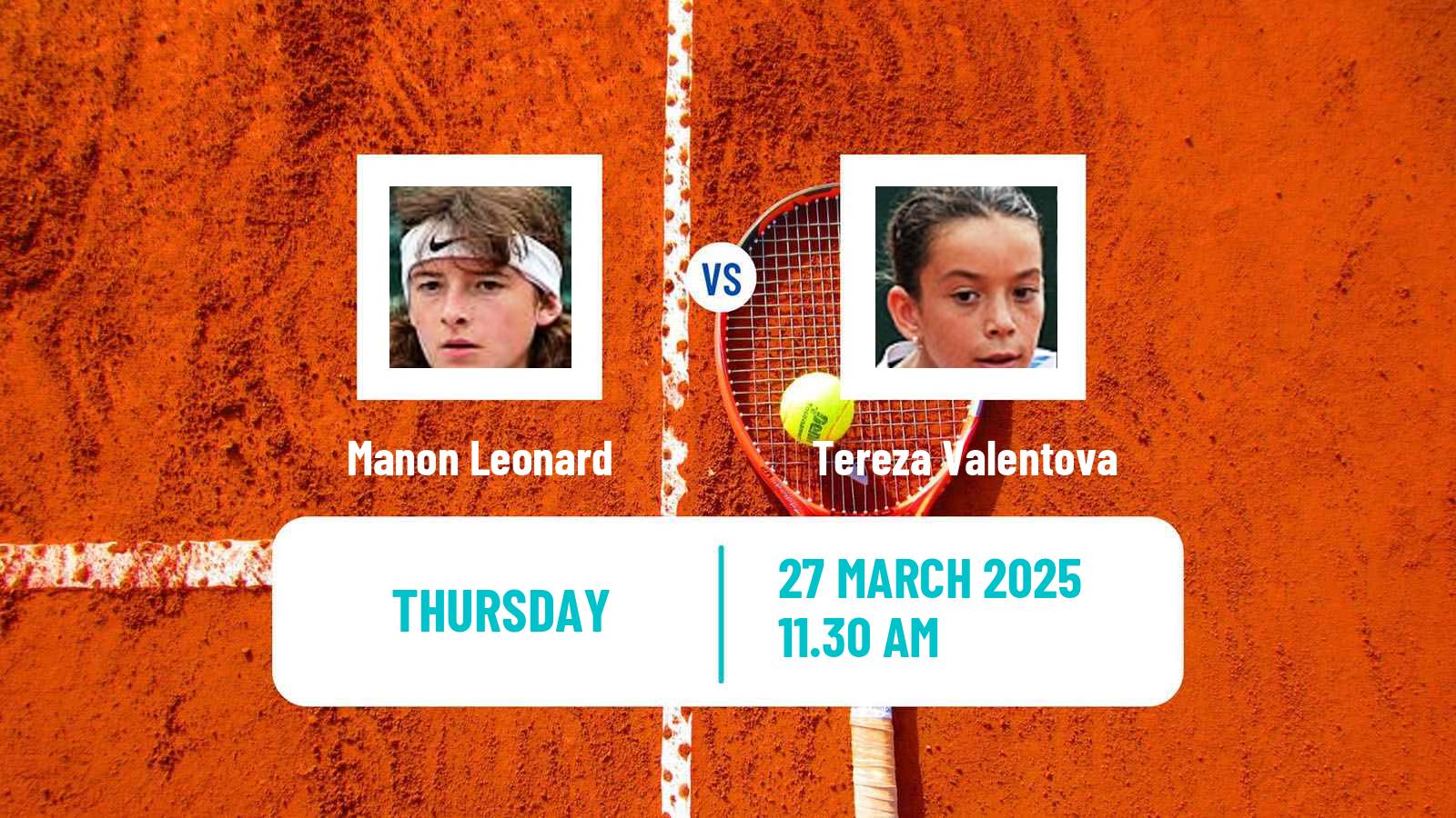 Tennis ITF W75 Murska Sobota Women Manon Leonard - Tereza Valentova