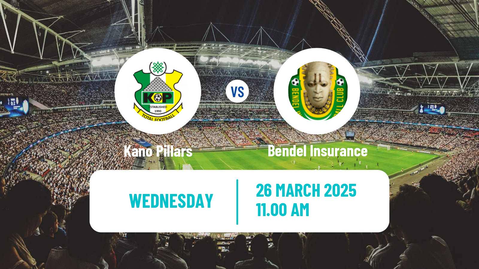 Soccer Nigerian Premier League Kano Pillars - Bendel Insurance