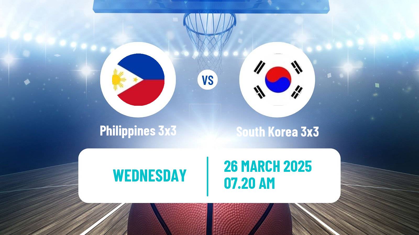 Basketball Asia Cup 3x3 Philippines 3x3 - South Korea 3x3