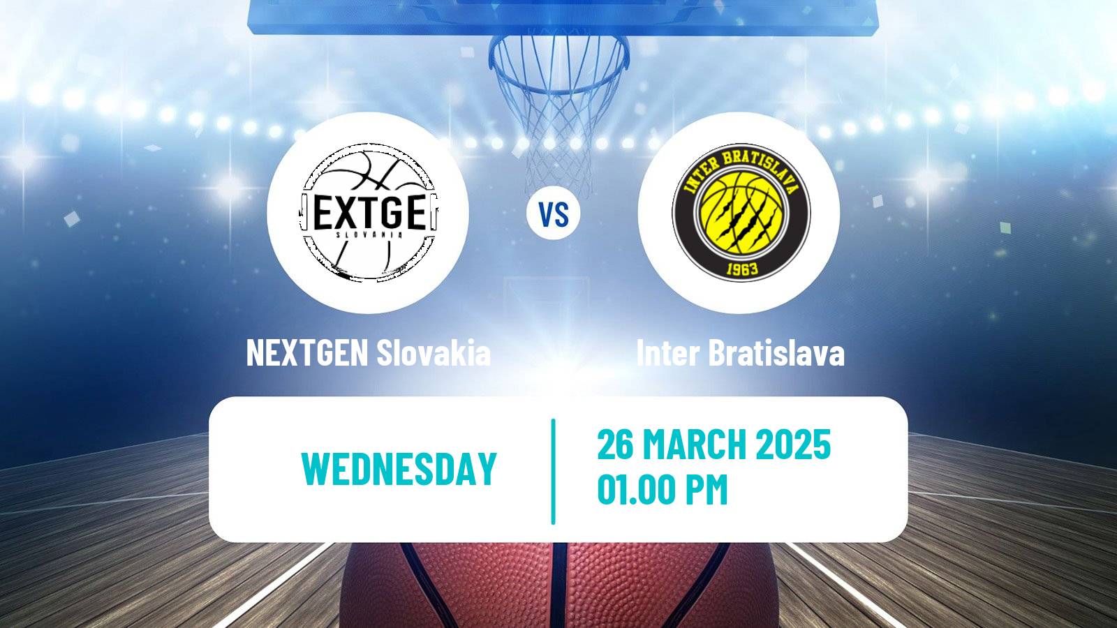 Basketball Slovak Extraliga Basketball NEXTGEN Slovakia - Inter Bratislava