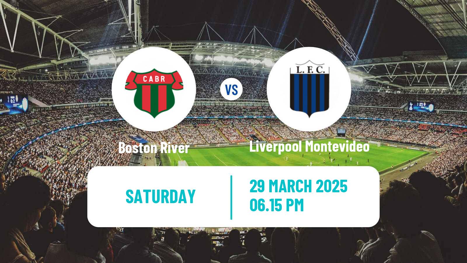 Soccer Uruguayan Primera Division Boston River - Liverpool Montevideo