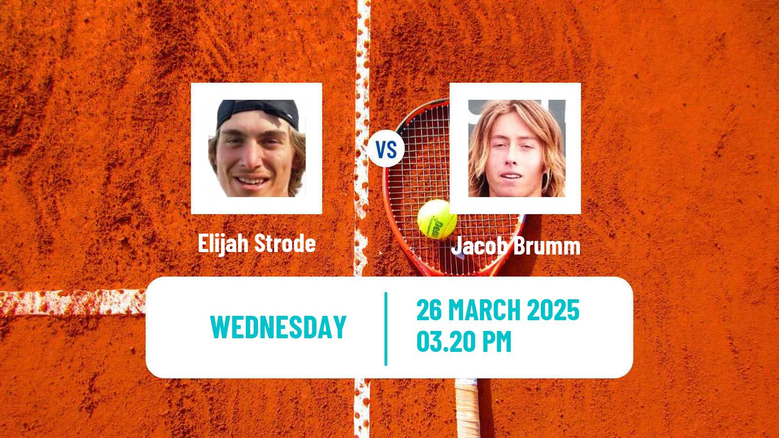 Tennis ITF M25 Calabasas Ca Men Elijah Strode - Jacob Brumm