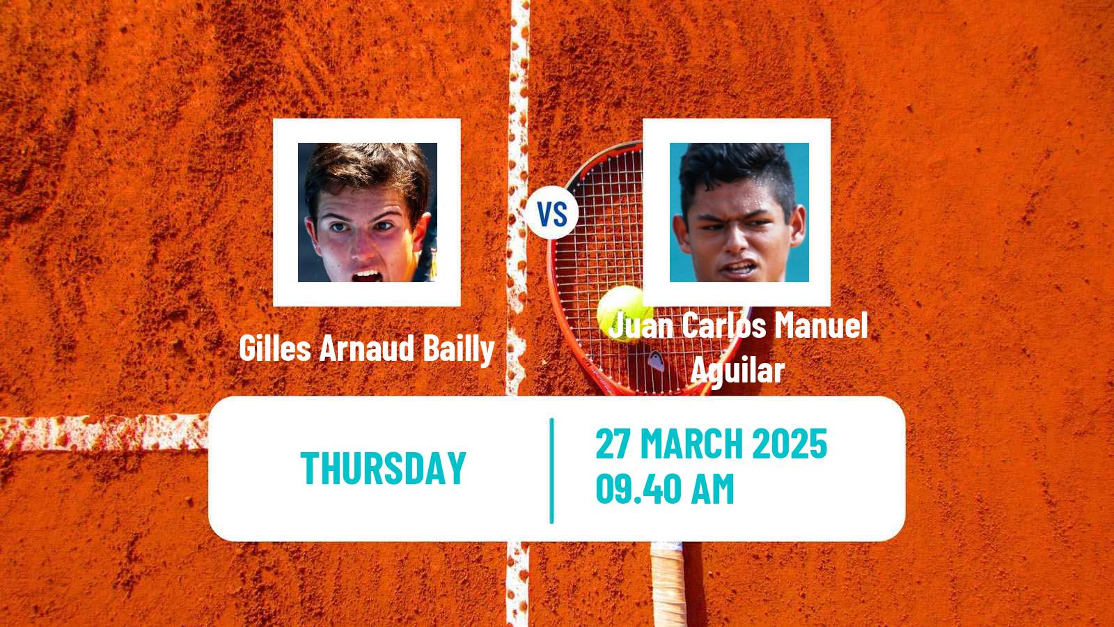 Tennis ITF M25 Santo Domingo 2 Men Gilles Arnaud Bailly - Juan Carlos Manuel Aguilar